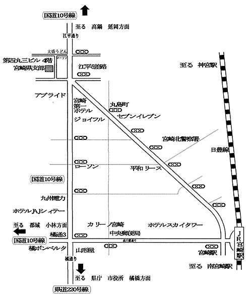 宮崎県支部地図
